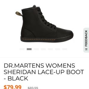 Dr Martens Sheridan Sneaker Boot Size 6